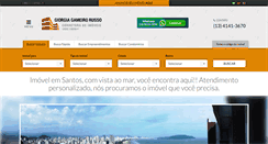 Desktop Screenshot of imobiliariasemsantos.com.br